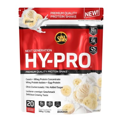ALL STARS HY-PRO - Banana Ukus - Mješavina Proteina - Bez Dodatnog Šećera