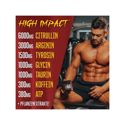 ALL STARS Raw Intensity Pre Workout Booster - Bobičasto Voće - Supstance visokog uticaja