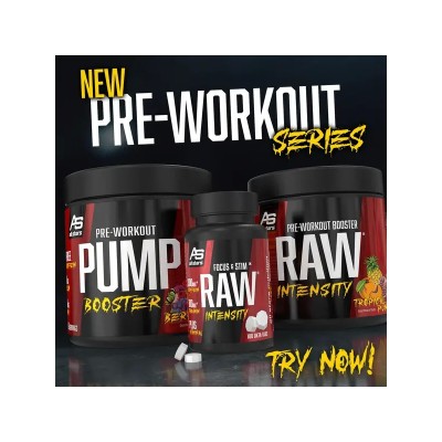 Pre Workout Serija - Bobičasto Voće - Pump Booster, Raw Intesity Fokus, Raw Intesity Booster