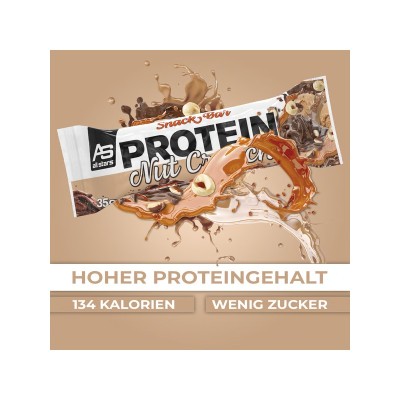 Ukusna ALL STARS Protein Snack Bar - Proteinska Pločica - Ukus od Komadići Oraha - Visokoproteinska - Malo Šećera - 134 kcal - 2