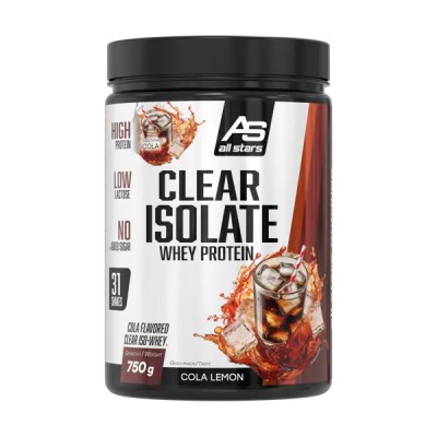 ALL STARS Clear Isolate Whey Protein - Ukus Kola Limun - Suplement Izolat Proteina Premium Kvaliteta